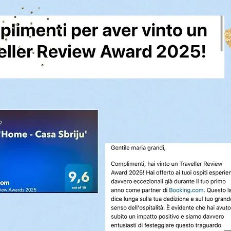 Apartmán Ballar'home - Casa Sbriju' *